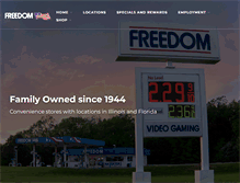 Tablet Screenshot of freedomoil.com